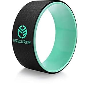 UpCircleSeven Back Roller & Yoga Wheel – Relieve Lower & Upper Back Pain & Stiffness – Therapeutically Stretch, Mobilize & Decompress Your Spine – Increase Mobility, Flexibility & Alignment